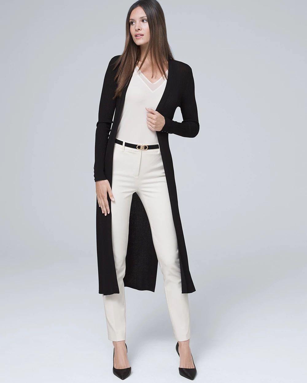 White house black market black cardigan on sale